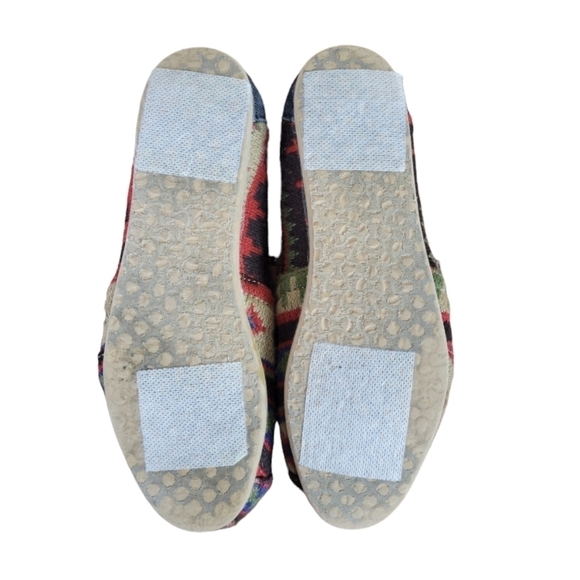 Toms Kilim Aztec Print Espadrille Flats Size 6.5 M - Picture 4 of 4